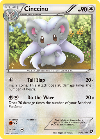 Cinccino (89/114) [Black &amp; White: Base Set] 
