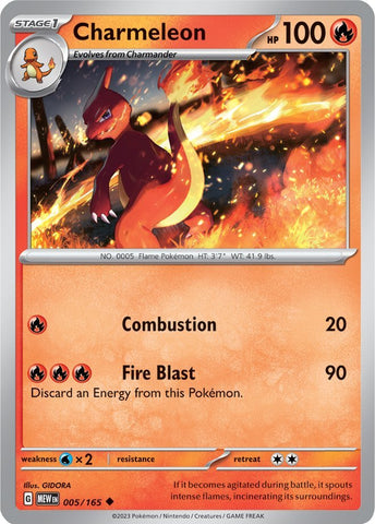 Charmeleon (005/165) [Scarlet &amp; Purple: 151] 