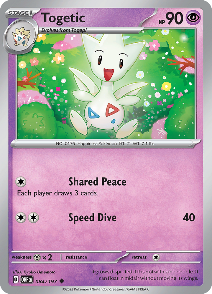 Togetic (084/197) [Scarlet &amp; Violet: Obsidian Flames] 