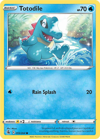 Totodile (055/264) [Sword &amp; Shield: Fusion Strike] 