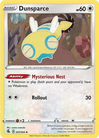 Dunsparce (207/264) [Sword &amp; Shield: Fusion Strike] 