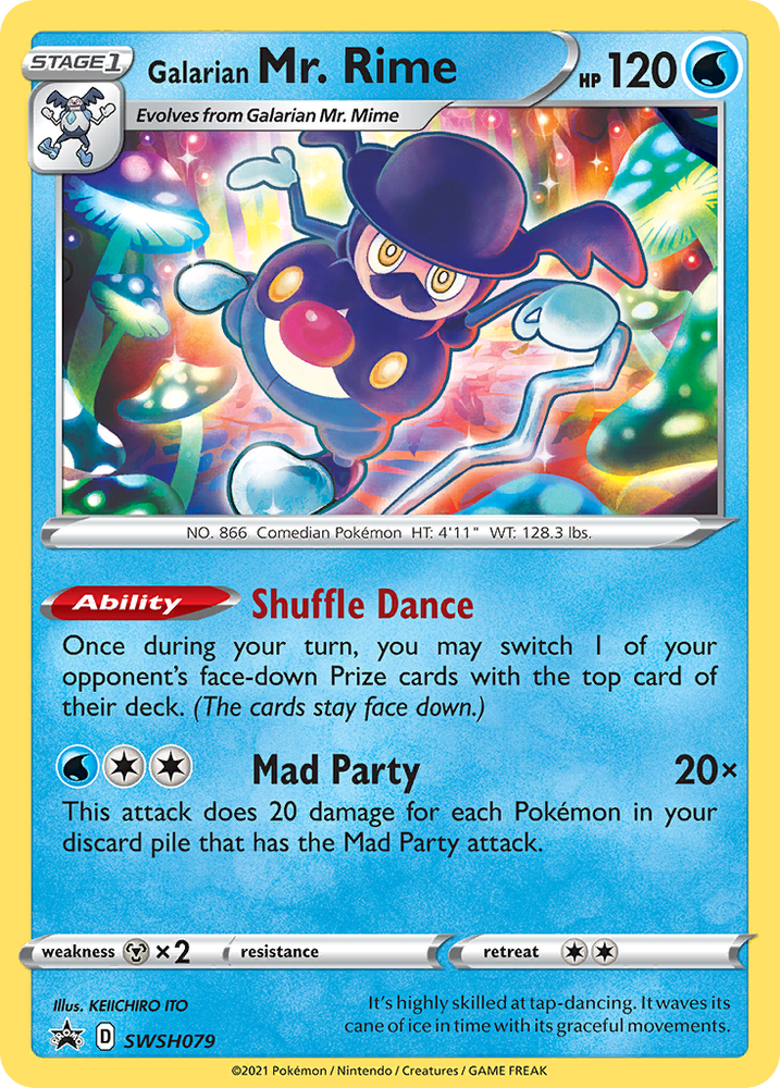 Galarian Mr. Rime (SWSH079) [Sword &amp; Shield: Black Star Promos] 