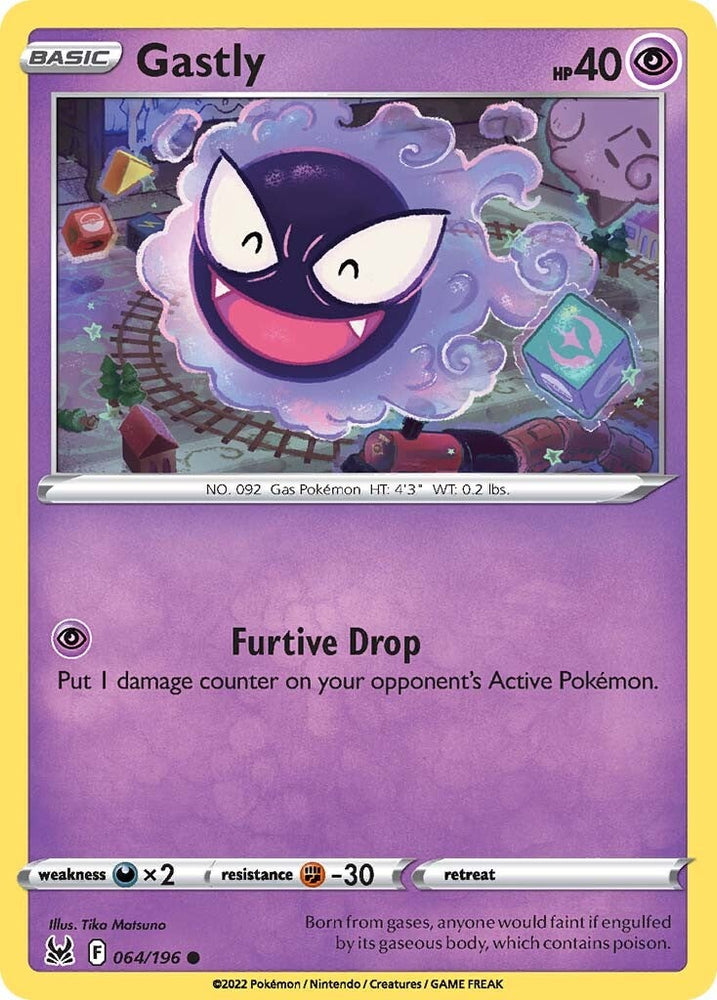 Gastly (064/196) [Sword &amp; Shield: Lost Origin] 