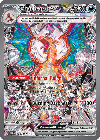 Charizard ex (223/197) [Scarlet &amp; Violet: Obsidian Flames] 