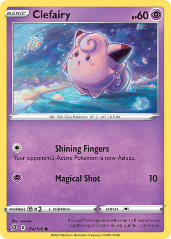 Clefairy (074/192) [Sword &amp; Shield: Rebel Clash] 