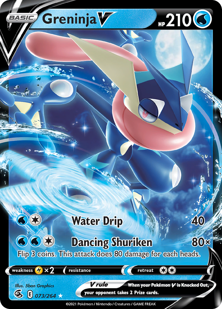 Greninja V (073/264) (Intro Deck) [Sword &amp; Shield: Fusion Strike] 