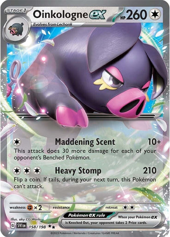 Oinkalogne ex (158/198) (Jumbo Card) [Scarlet &amp; Violet: Base Set] 