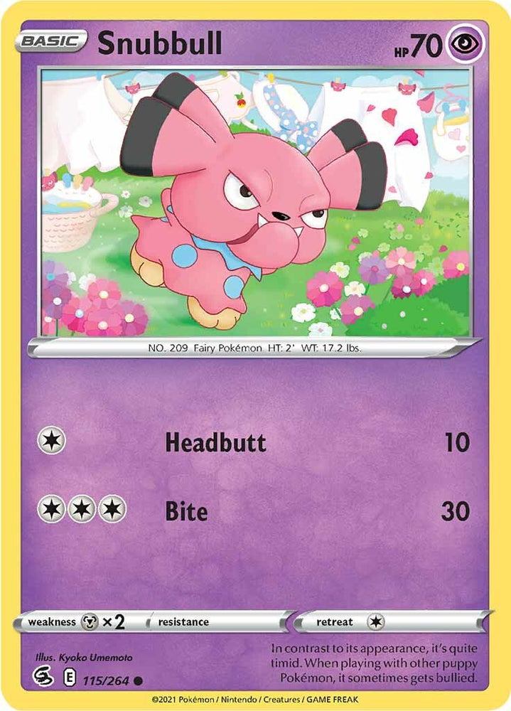 Snubbull (115/264) [Sword &amp; Shield: Fusion Strike] 