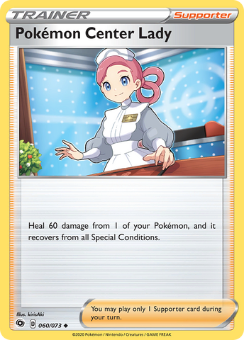 Pokemon Center Lady (060/073) [Sword &amp; Shield: Champion's Path] 