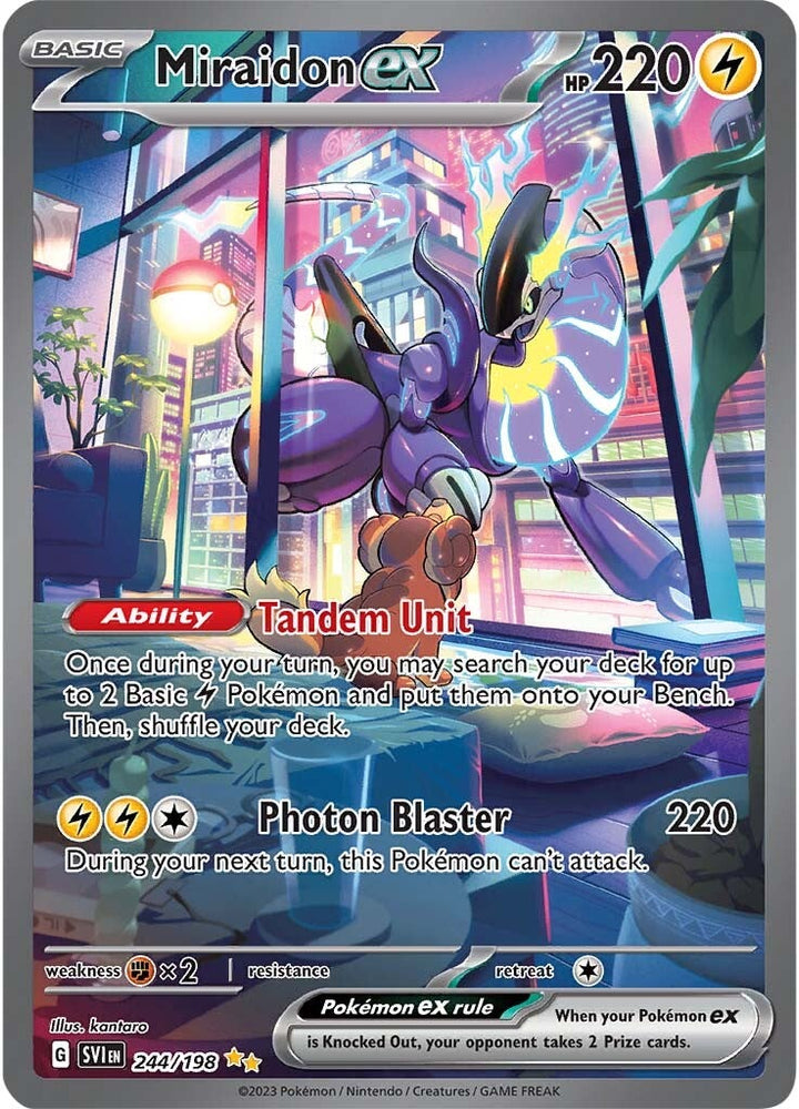 Miraidon ex (244/198) [Scarlet &amp; Violet: Base Set] 