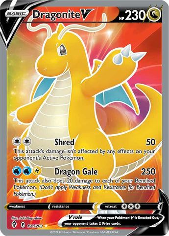 Dragonite V (191/203) [Sword &amp; Shield: Evolving Skies] 