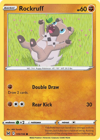 Rockruff (109/196) [Sword &amp; Shield: Lost Origin] 