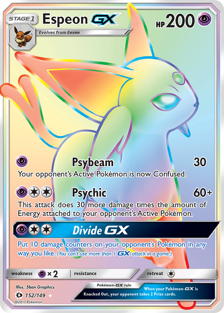 Espeon GX (152/149) [Sun &amp; Moon: Base Set] 