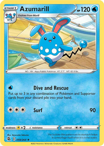 Azumarill (059/264) [Sword &amp; Shield: Fusion Strike] 