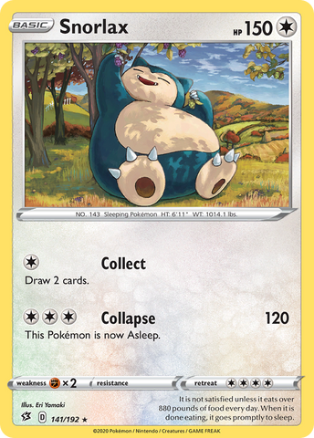 Snorlax (141/192) (Cosmos Holo) [Sword &amp; Shield: Rebel Clash] 