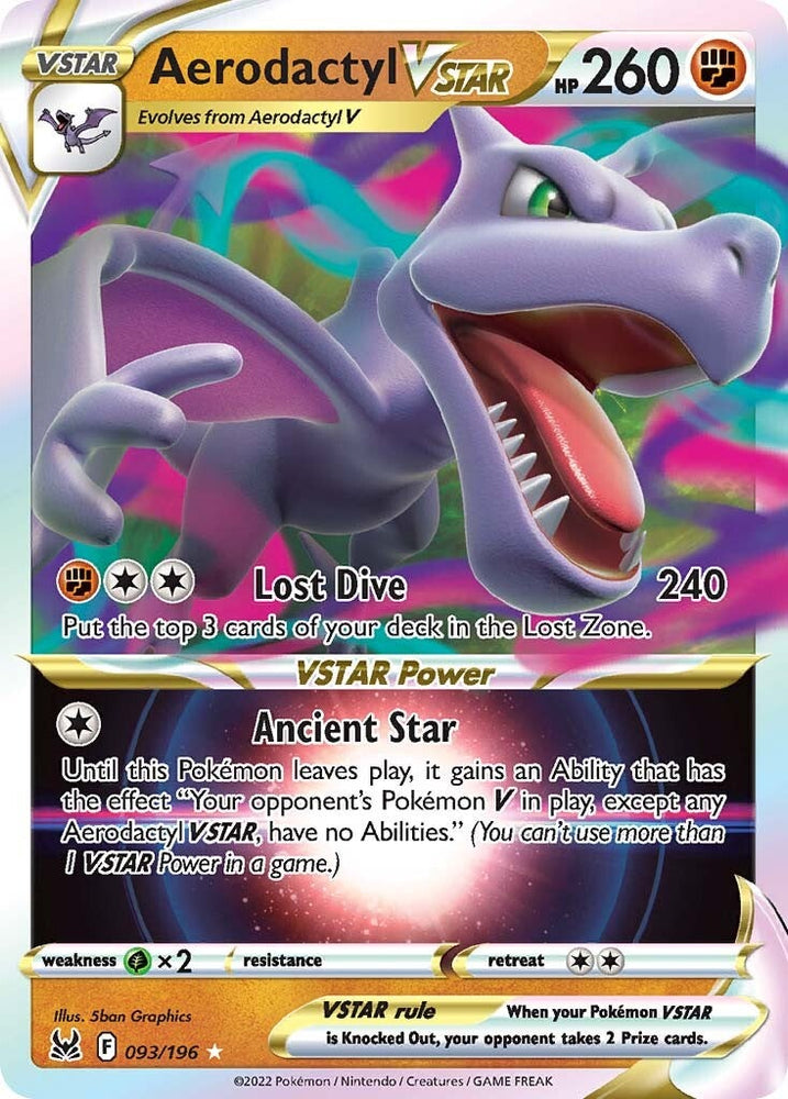 Aerodactyl VSTAR (093/196) [Sword &amp; Shield: Lost Origin] 