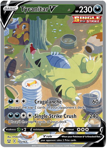 Tyranitar V (155/163) [Sword &amp; Shield: Battle Styles] 