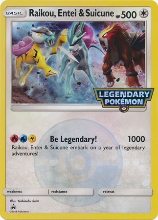 Raikou, Entei &amp; Suicune (Jumbo Card) [Miscellaneous Cards] 