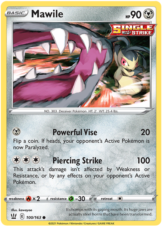 Mawile (100/163) [Sword &amp; Shield: Battle Styles] 