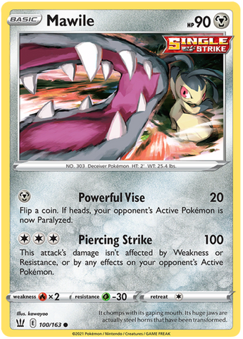 Mawile (100/163) [Sword &amp; Shield: Battle Styles] 