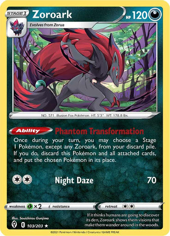 Zoroark (103/203) [Sword &amp; Shield: Evolving Skies] 