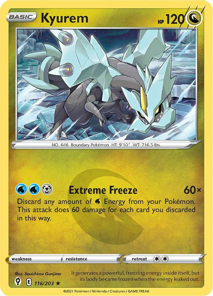 Kyurem (116/203) [Sword &amp; Shield: Evolving Skies] 