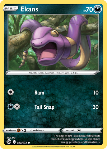 Ekans (033/073) [Sword &amp; Shield: Champion's Path] 