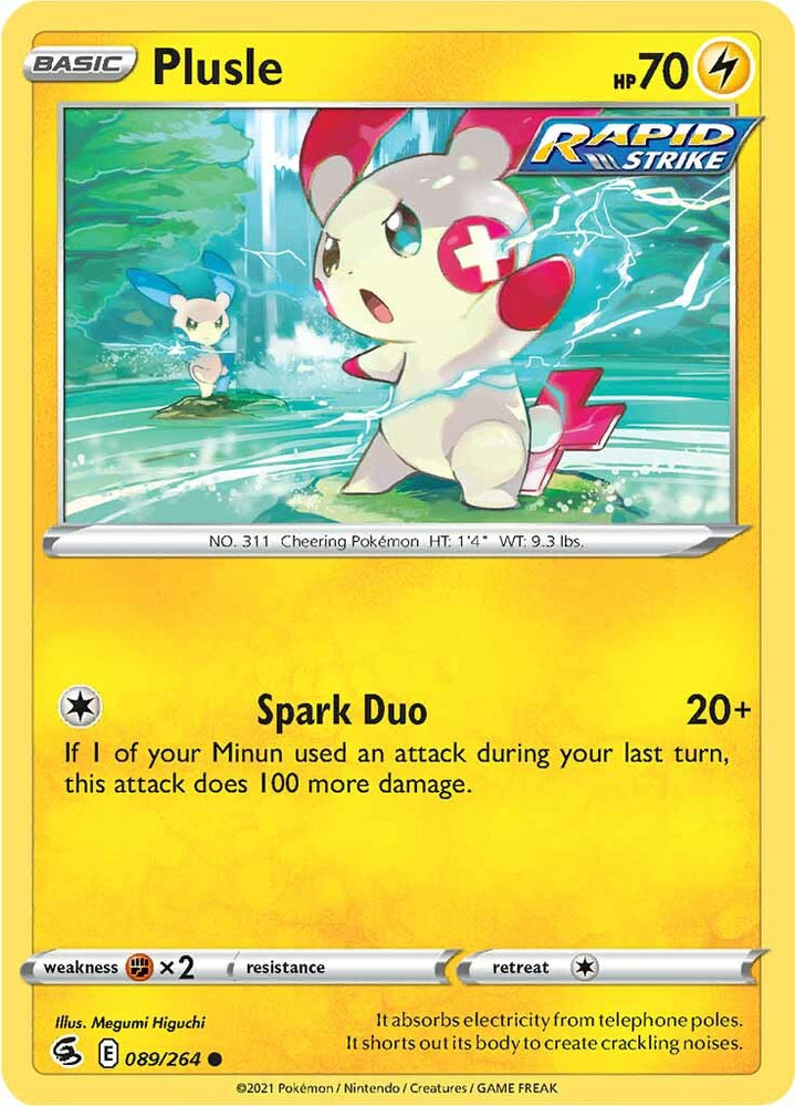 Plusle (089/264) [Sword &amp; Shield: Fusion Strike] 