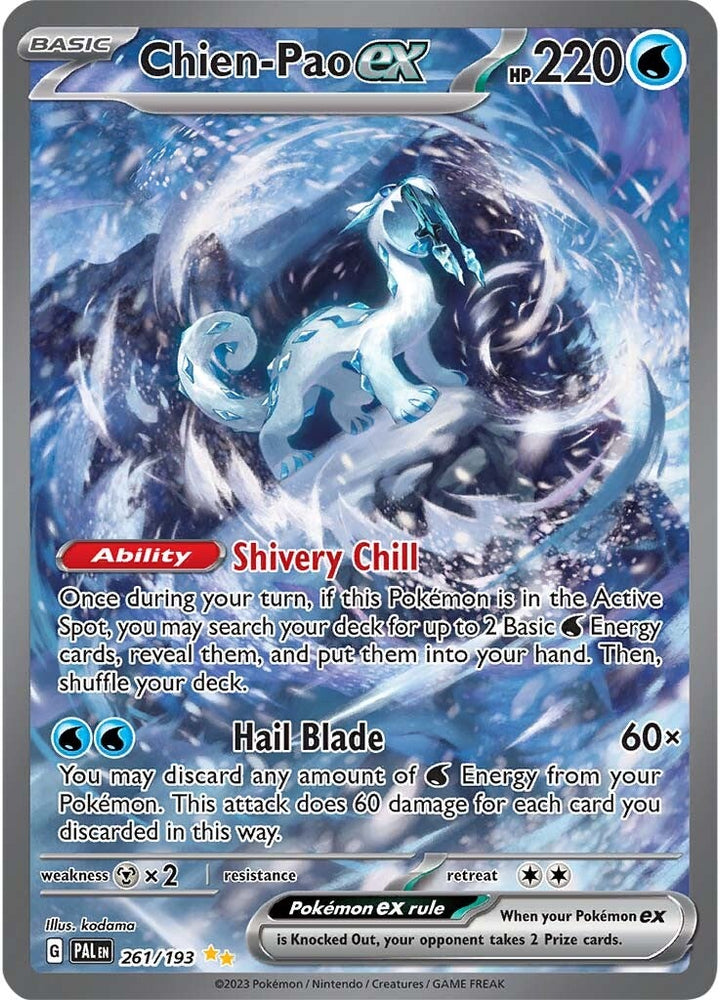 Dog-Pao ex (261/193) [Scarlet &amp; Violet: Paldea Evolved] 