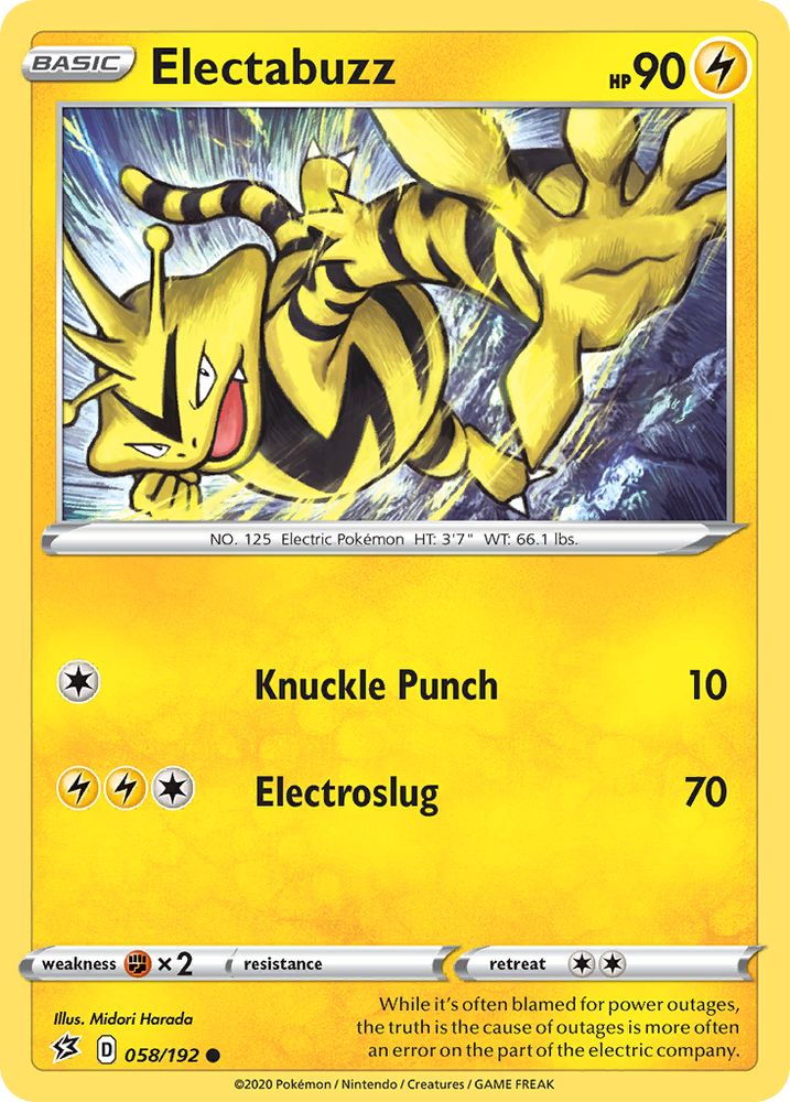 Electabuzz (058/192) [Sword &amp; Shield: Rebel Clash] 