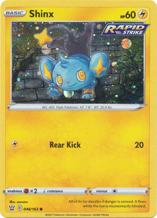 Shinx (046/163) (Cosmos Holo) [Sword &amp; Shield: Battle Styles] 