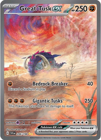 Great Tusk ex (246/198) [Scarlet &amp; Purple: Base Set] 