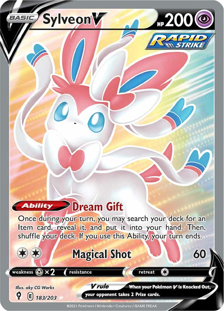 Sylveon V (183/203) [Sword &amp; Shield: Evolving Skies] 