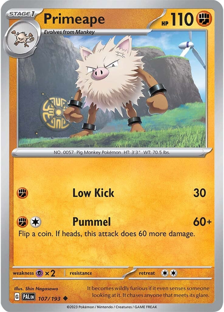 Primeape (107/193) [Scarlet &amp; Violet: Paldea Evolved] 