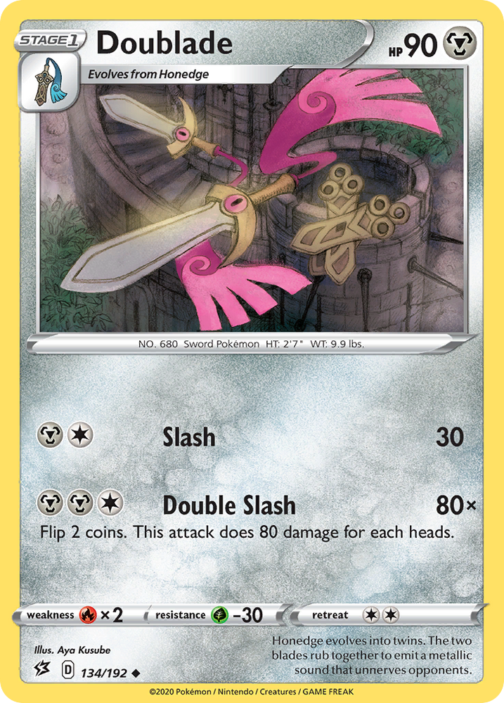 Doublade (134/192) [Sword &amp; Shield: Rebel Clash] 