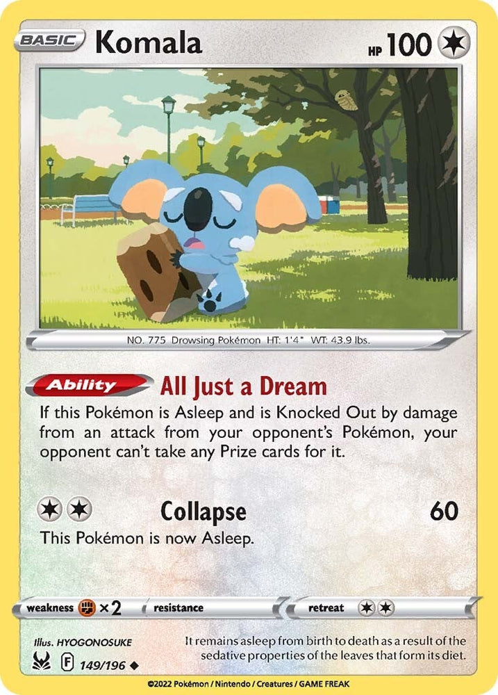 Komala (149/196) [Sword &amp; Shield: Lost Origin] 