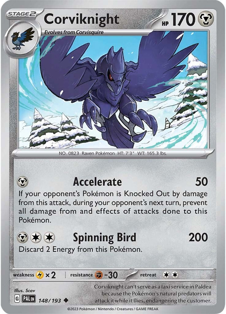 Corviknight (148/193) [Scarlet &amp; Violet: Paldea Evolved] 