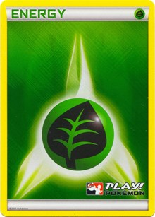 Grass Energy (2011 Play Pokemon Promo) [League &amp; Championship Cards] 