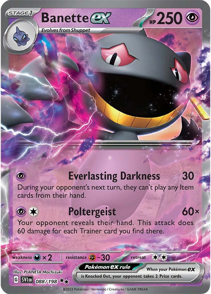 Banette ex (088/198) [Scarlet &amp; Violet: Base Set] 