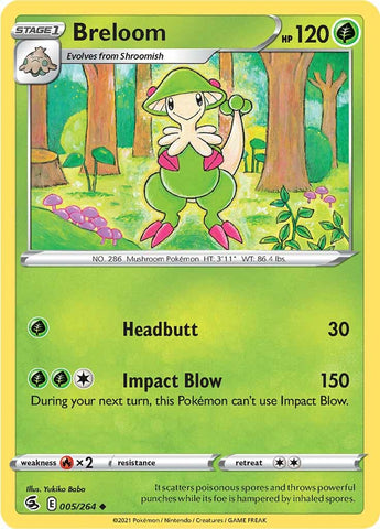 Breloom (005/264) [Sword &amp; Shield: Fusion Strike] 