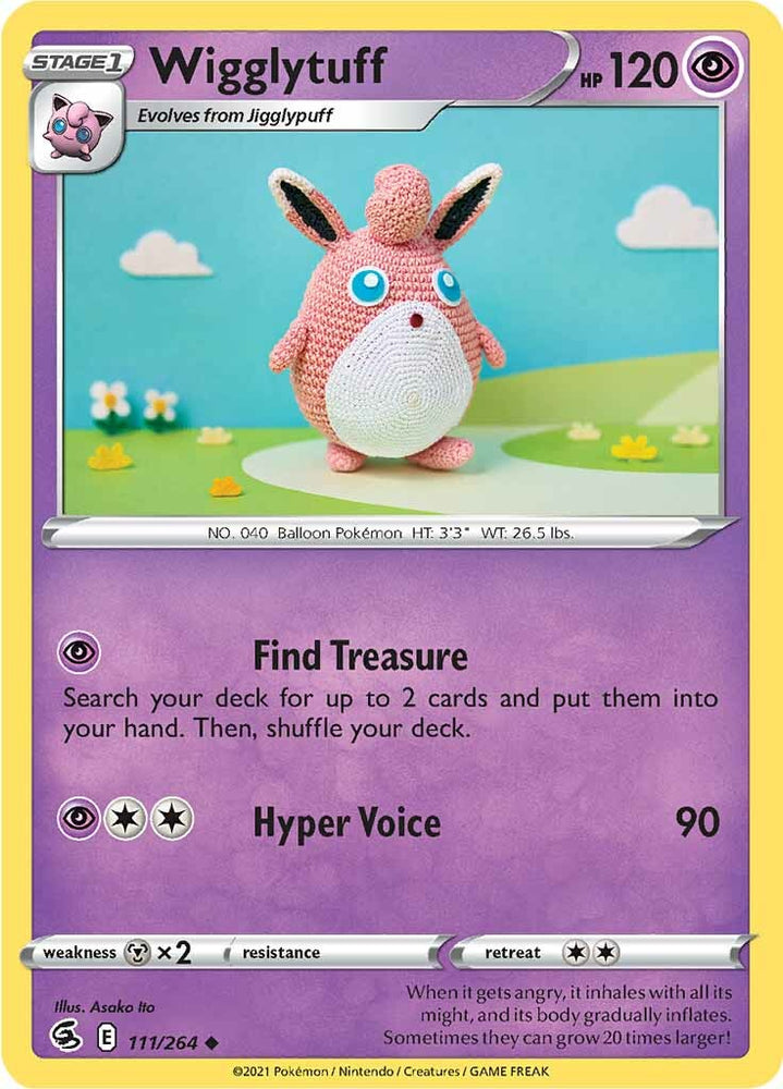 Wigglytuff (111/264) [Sword &amp; Shield: Fusion Strike] 