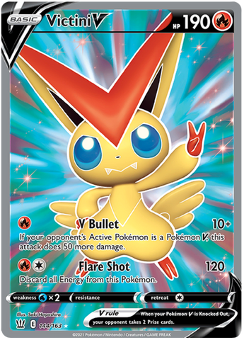 Victini V (144/163) [Sword &amp; Shield: Battle Styles] 