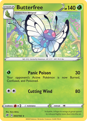 Butterfree (003/192) [Sword &amp; Shield: Rebel Clash] 