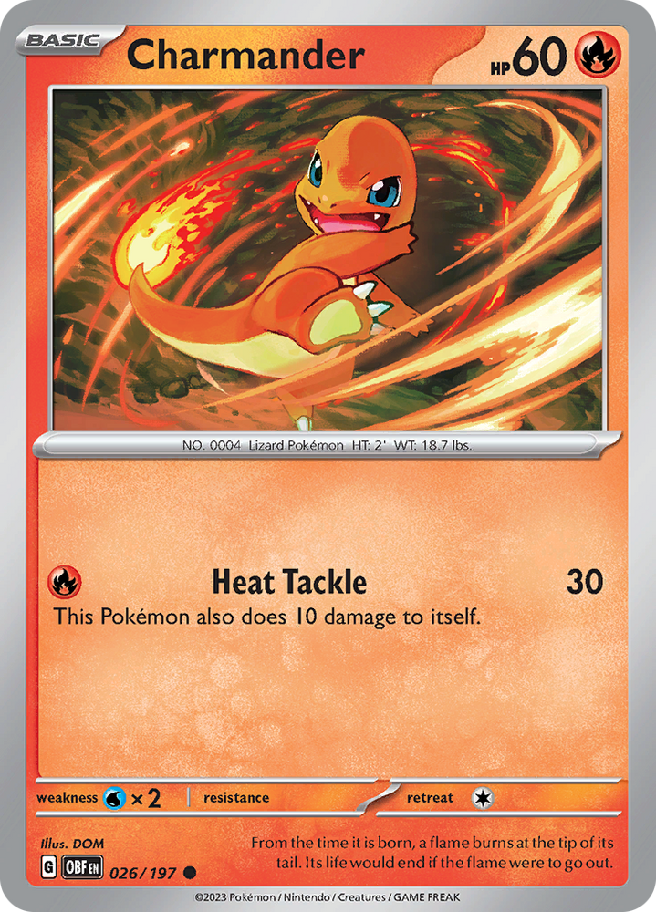 Charmander (026/197) [Scarlet &amp; Violet: Obsidian Flames] 