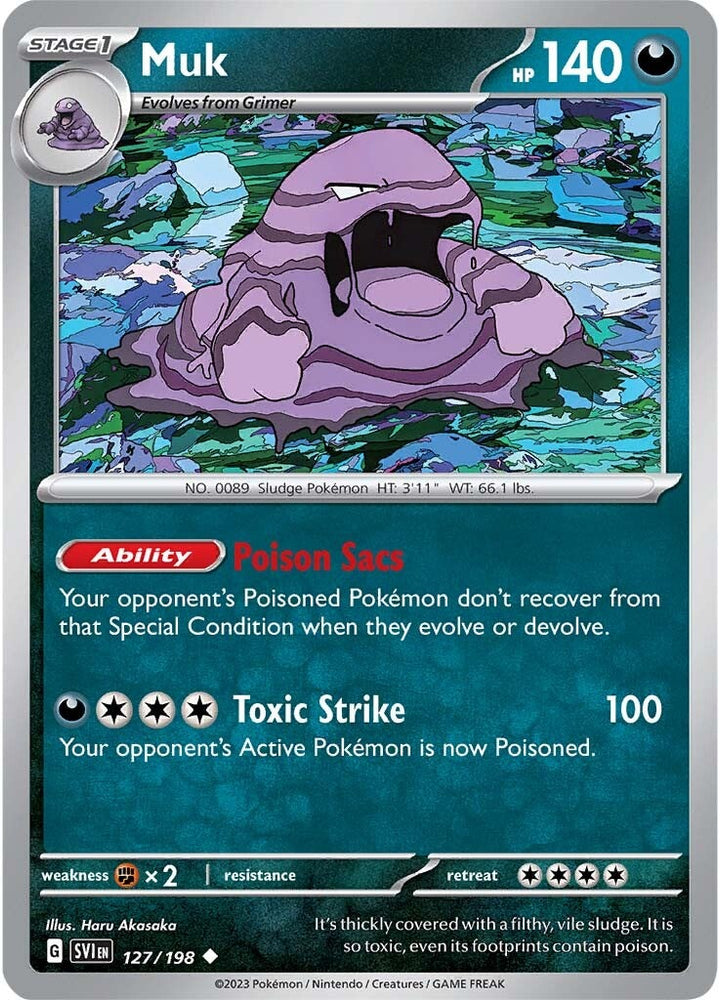 Muk (127/198) [Scarlet &amp; Violet: Base Set] 