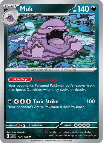 Muk (127/198) [Scarlet &amp; Violet: Base Set] 