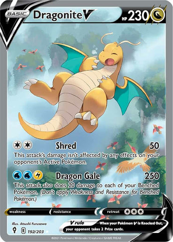 Dragonite V (192/203) [Sword &amp; Shield: Evolving Skies] 