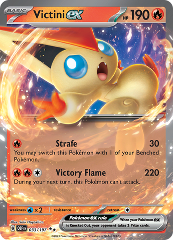 Victini ex (033/197) [Scarlet &amp; Violet: Obsidian Flames] 