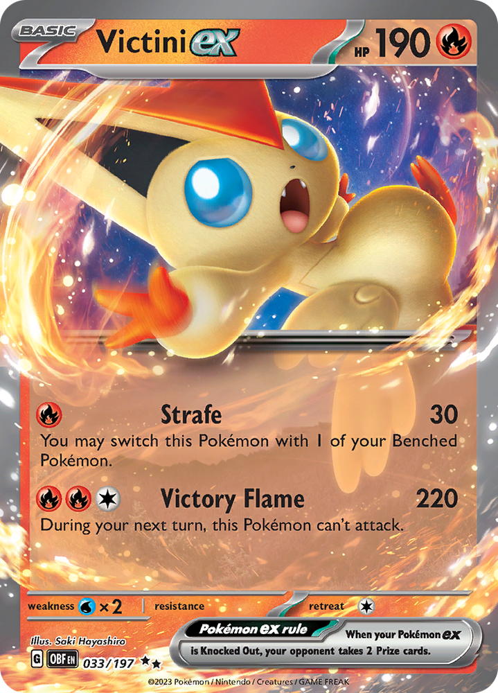 Victini ex (033/197) [Scarlet &amp; Violet: Obsidian Flames] 