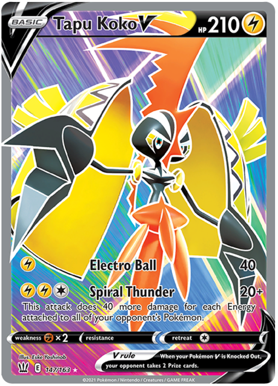 Tapu Koko V (147/163) [Sword &amp; Shield: Battle Styles] 